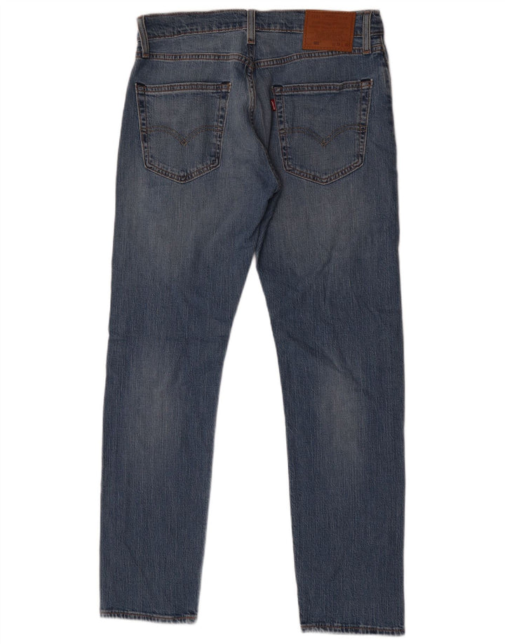 Levi's Masculino 502 Tapered Jeans W32 L32 Azul Algodão