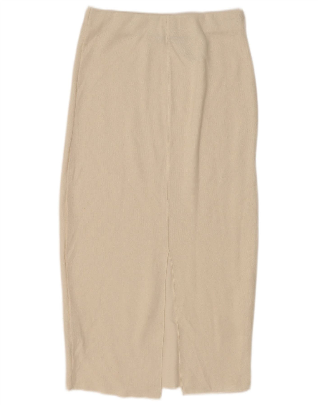 Saia midi feminina Zara pequena W26 algodão branco