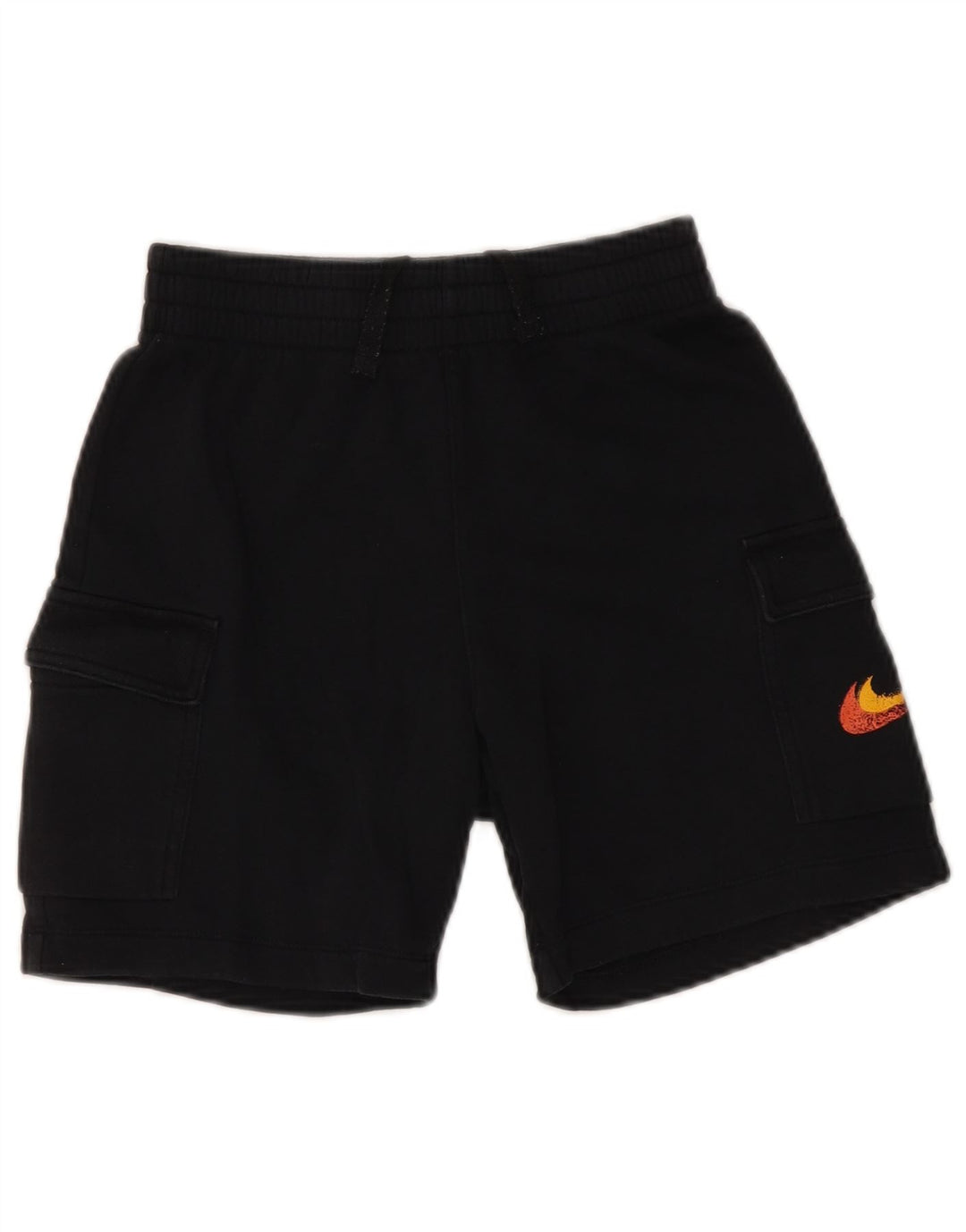 Shorts esportivos masculinos NIKE 10-11 anos médio preto algodão