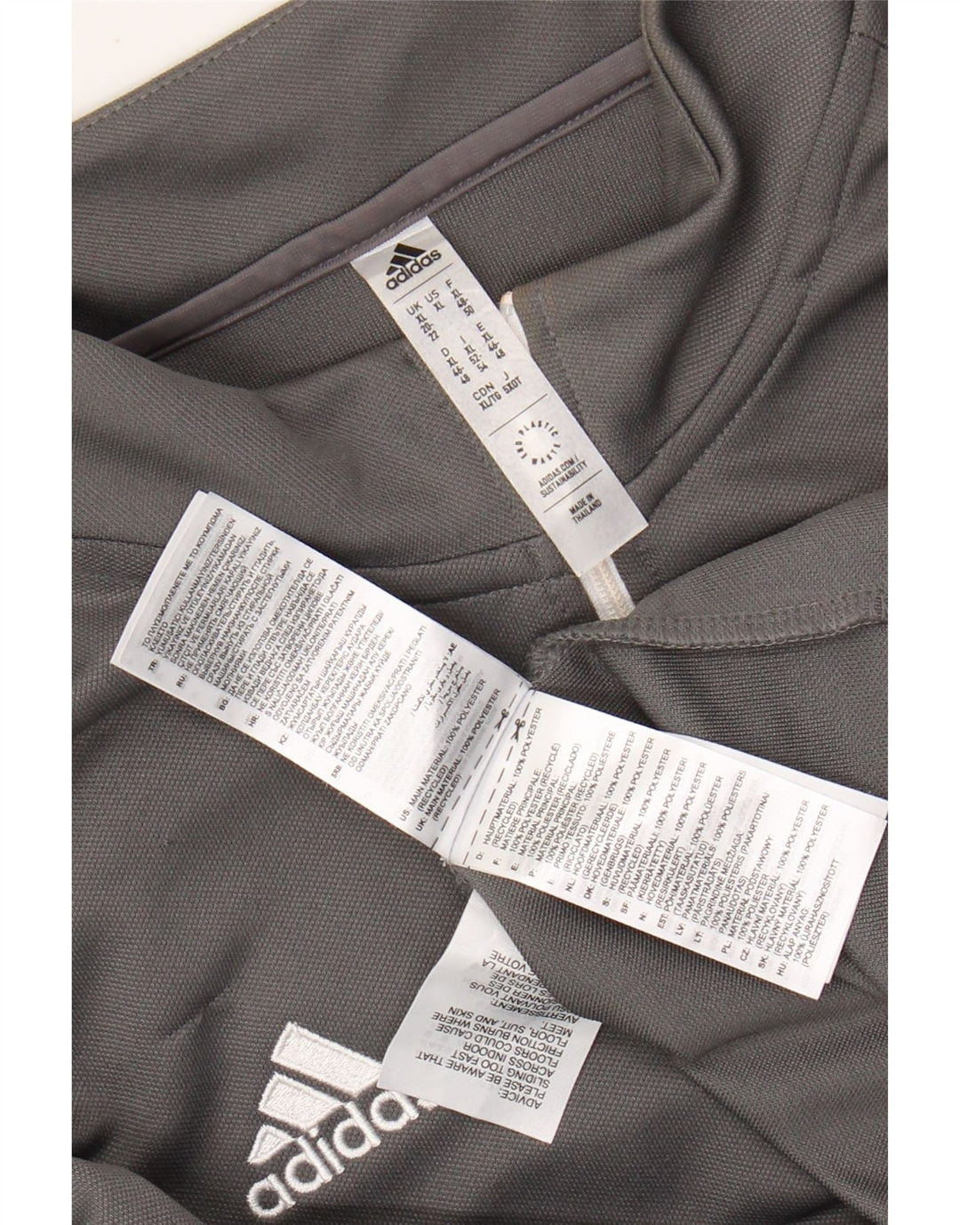 ADIDAS Womens Aeroready Zip Neck Pullover Treino Top Reino Unido 20/22 XL Cinza