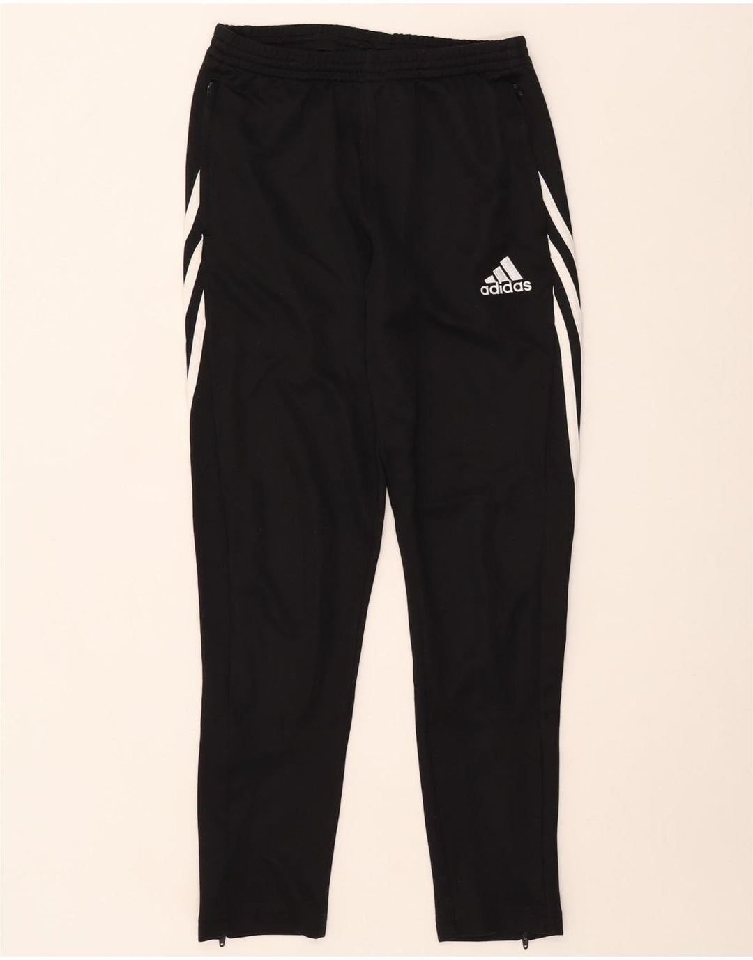 Calças de treino Adidas Boys Climalite 13-14 anos preto poliéster