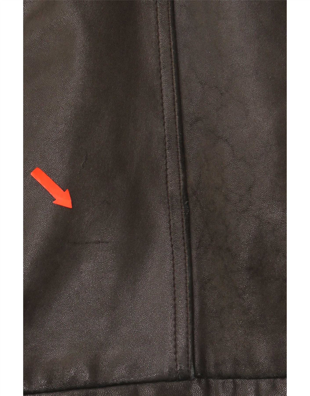 Jaqueta de couro masculina Itallo UK 40 grande preta