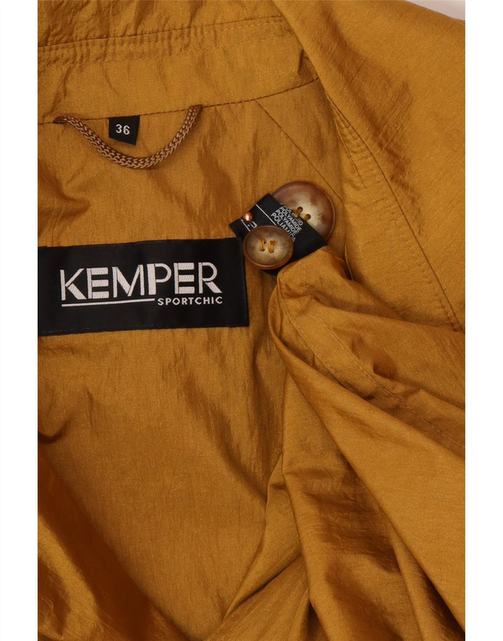 Sobretudo feminino oversized KEMPER EU 36 pequeno amarelo poliamida