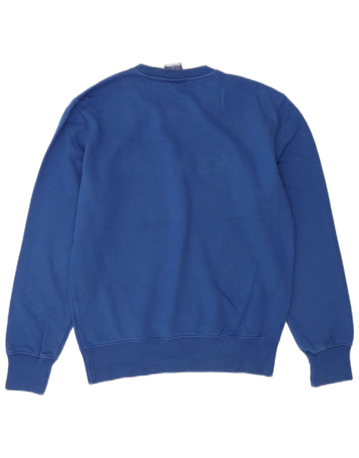 Champion moletom gráfico masculino jumper pequeno azul algodão