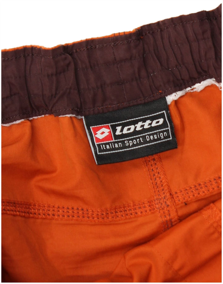 Shorts de natação masculino Lotto grande laranja
