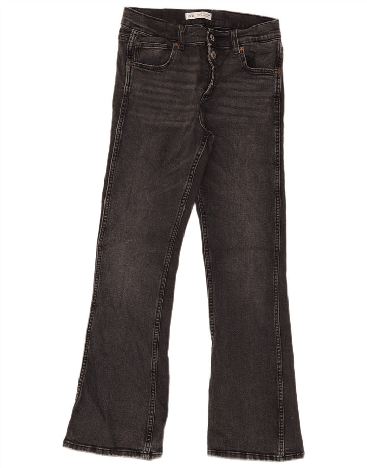 Zara Meninas Jeans Bootcut 13-14 Anos W28 L27 Cinza