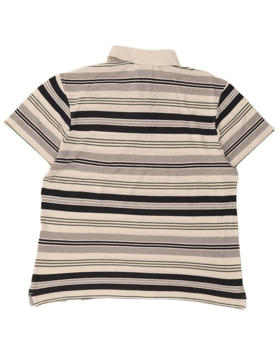 Camisa polo masculina CHAMPION 2XL algodão listrado branco