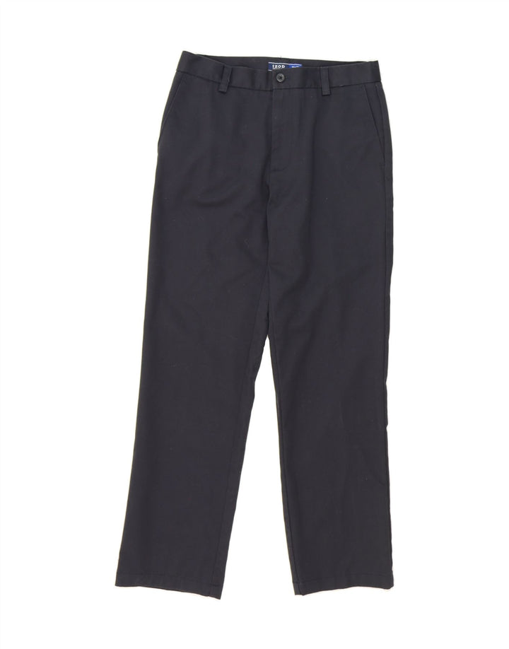 IZOD Mens Straight Chino Trousers W30 L30 Navy Blue Cotton Vintage Izod and Second-Hand Izod from Messina Hembry 