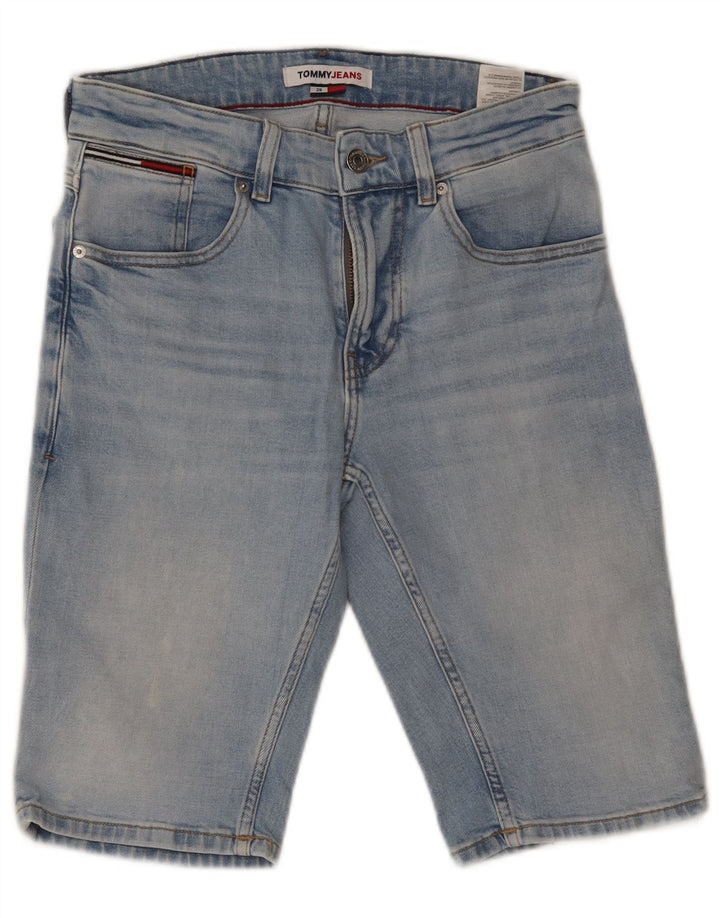 Shorts jeans feminino TOMMY HILFIGER W28 algodão azul médio