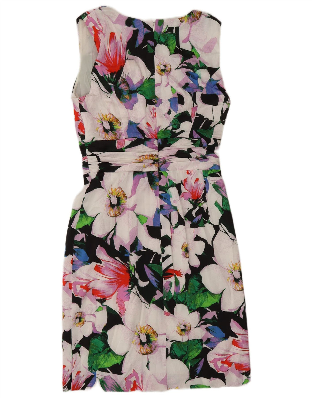 RALPH LAUREN Vestido feminino sem mangas com bainha US 2 XS floral multicolorido