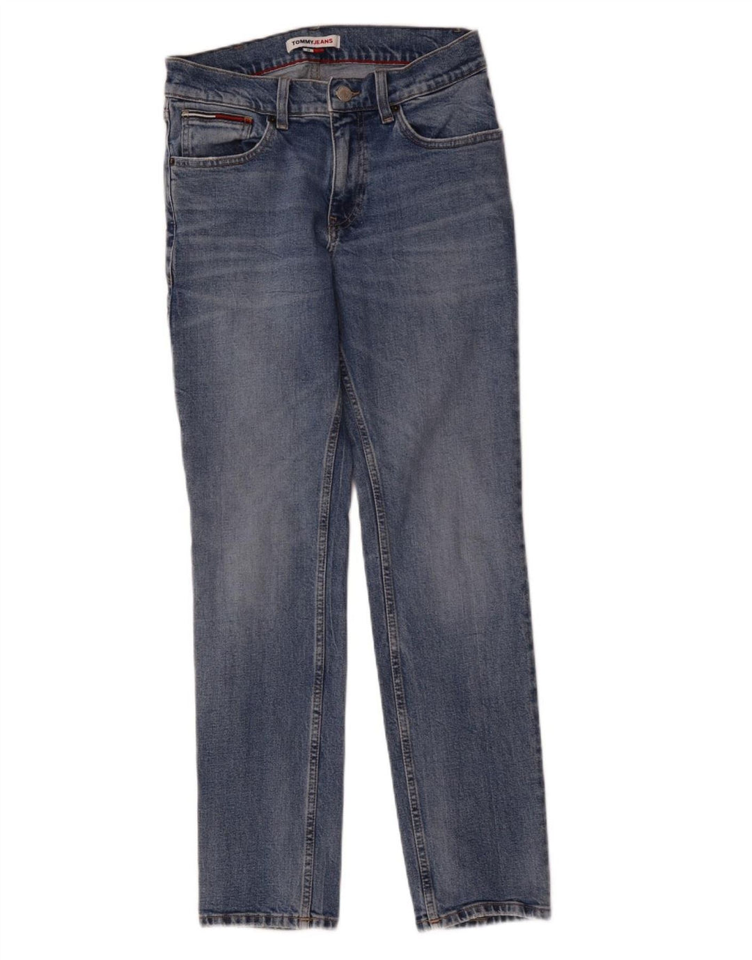 Jeans slim feminino TOMMY HILFIGER W28 L30 algodão azul