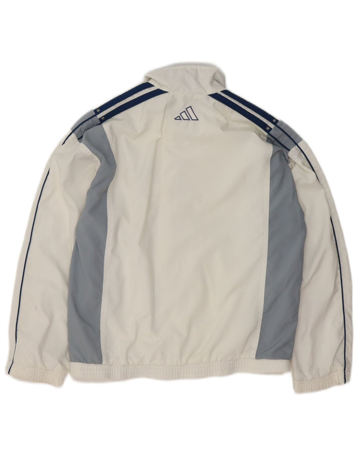 Jaqueta Adidas Meninos Treino Top 11-12 Anos Branco Colorblock Poliéster