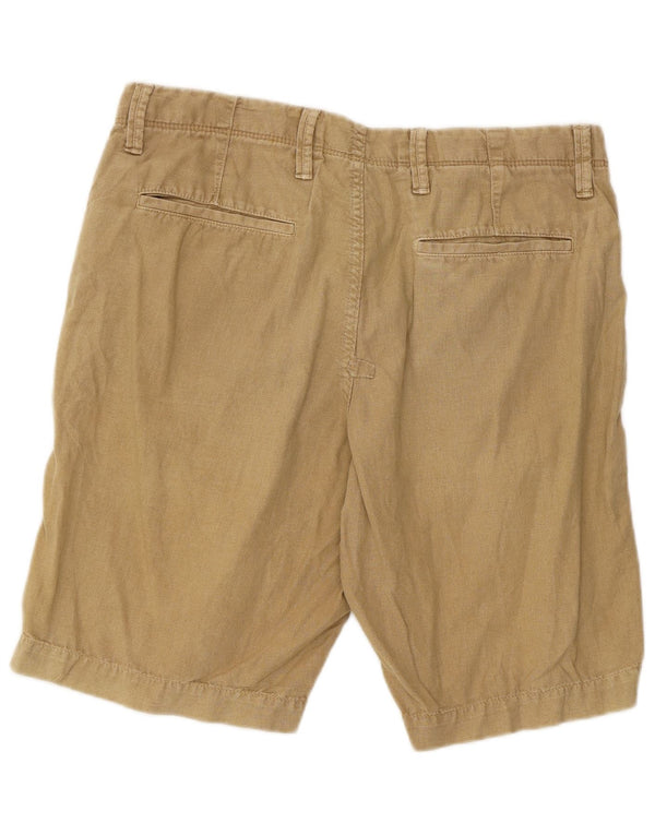 Shorts Chino Masculino Gap W32 Linho Marrom Médio