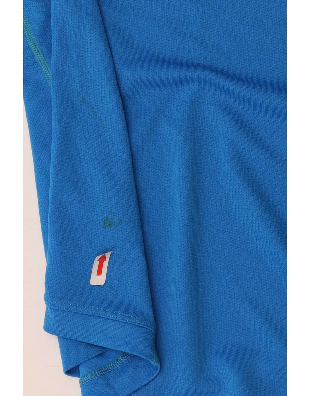 Nike Mens Dri Fit Camiseta Top Médio Azul Poliéster