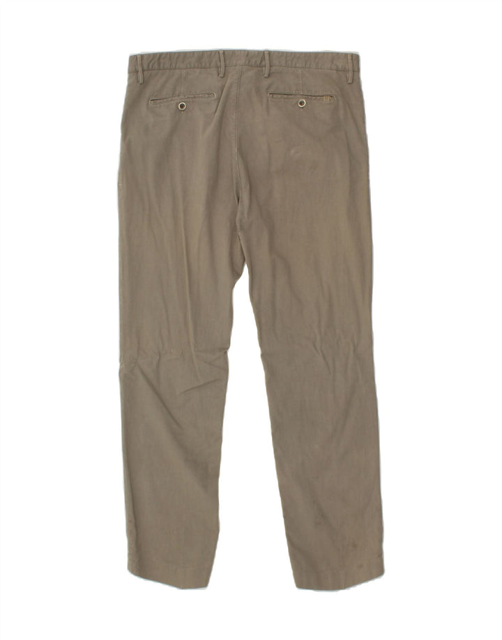 MASSIMO DUTTI Mens Regular Fit Chino Trousers EU 46 XL W36 L30 Grey Cotton Vintage Massimo Dutti and Second-Hand Massimo Dutti from Messina Hembry 