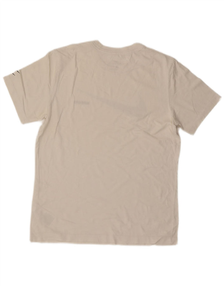Camiseta Nike masculina gráfica Top médio algodão branco