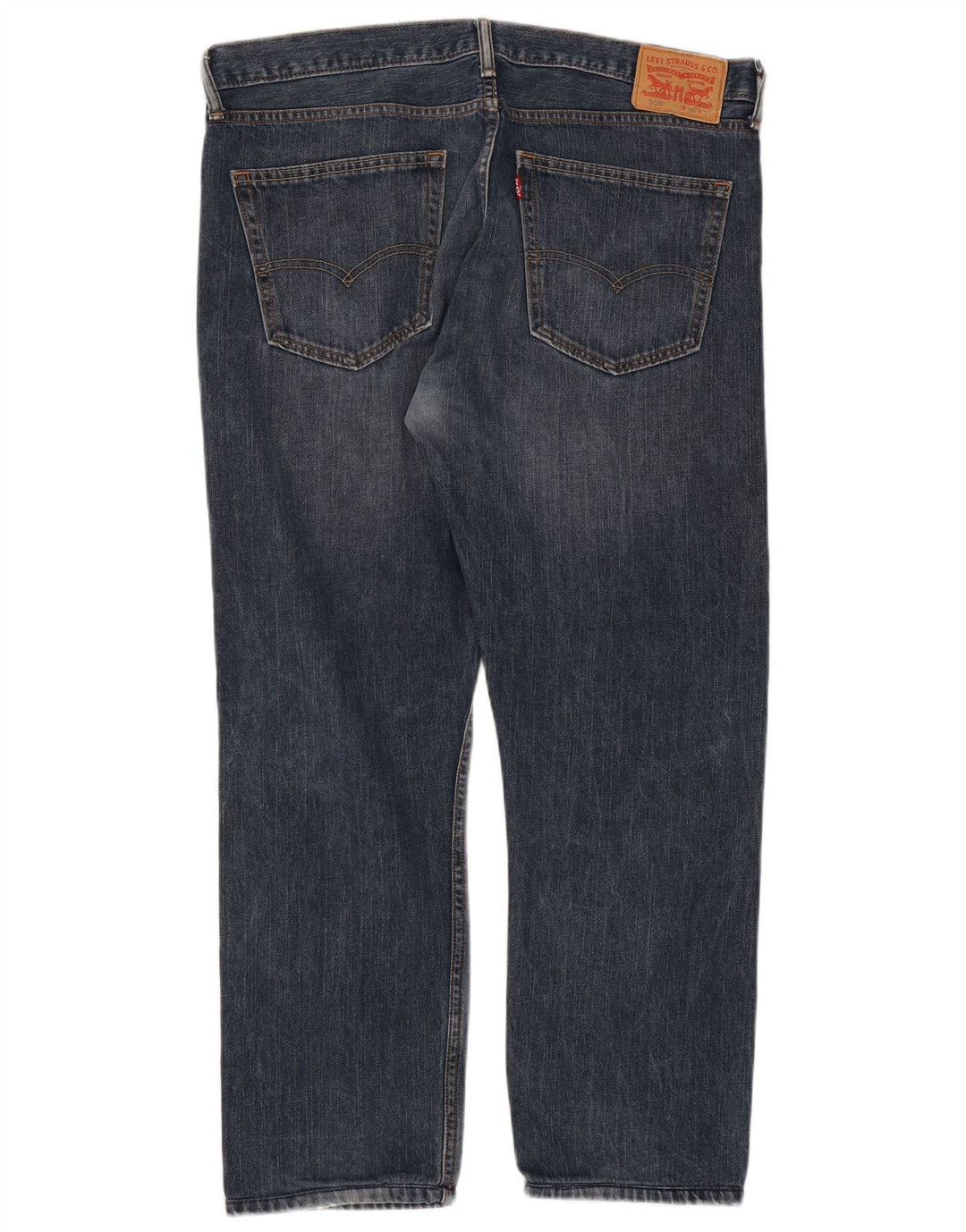 Levi's Masculino 508 Straight Jeans W36 L29 Azul Marinho Algodão