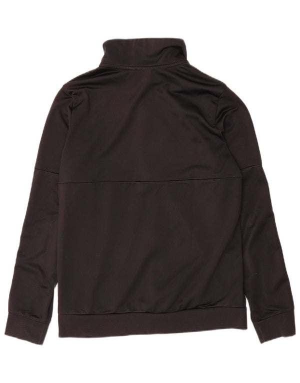 Adidas Womens Primegreen Tracksuit Top Jacket UK 12 Médio Preto Poliéster