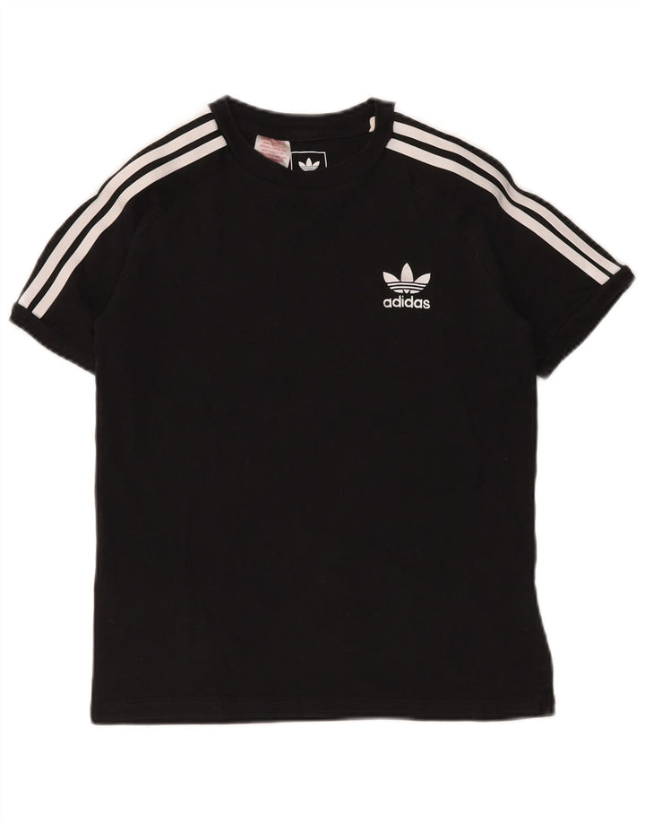 Camiseta Adidas Menino 11-12 Anos Algodão Preto
