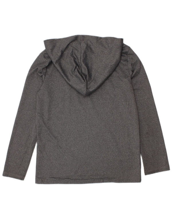 Puma Boys Hooded Graphic Top manga comprida 5-6 anos XS cinza manchado