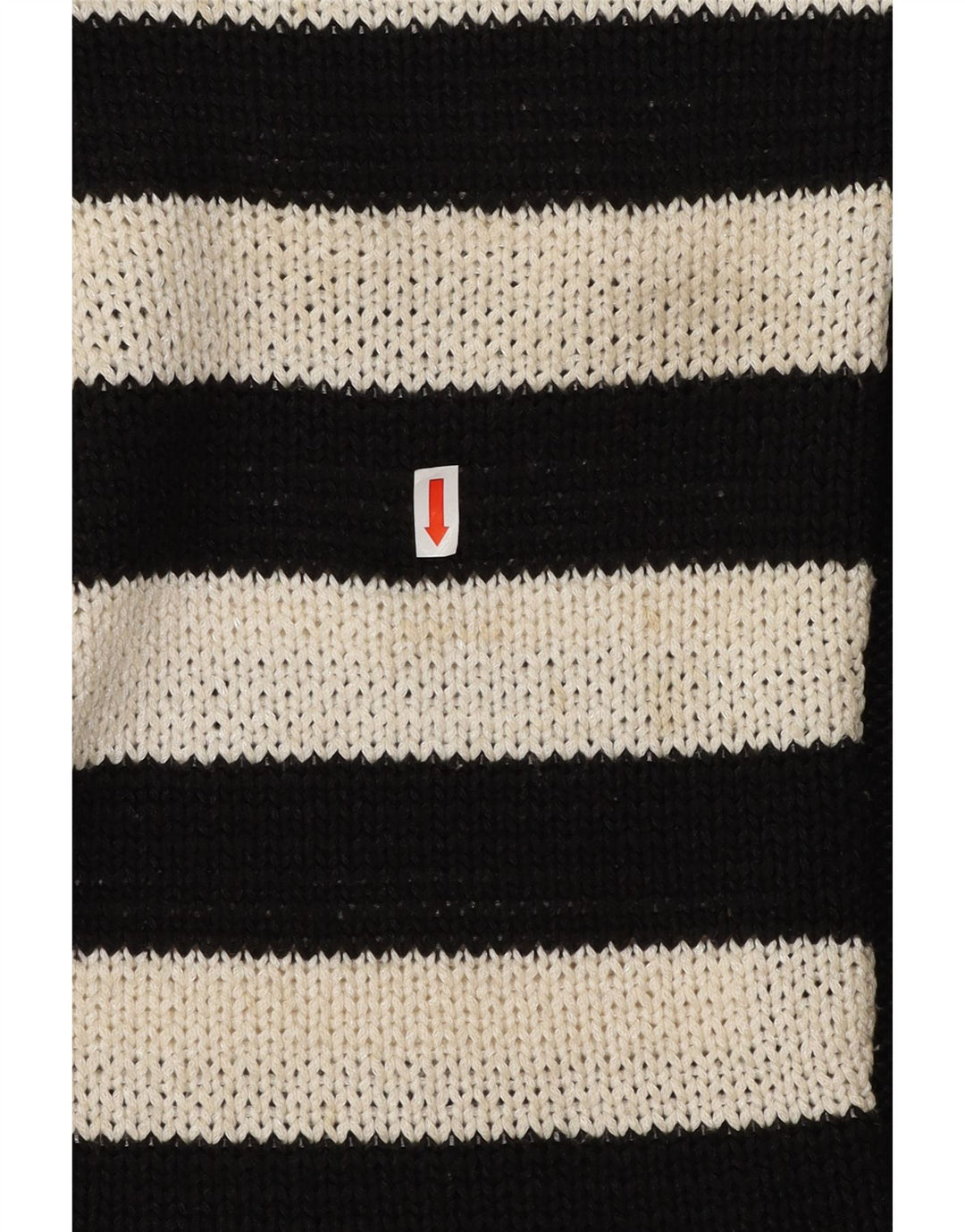 Suéter feminino CALVIN KLEIN com gola canoa e listrado preto pequeno Reino Unido 10