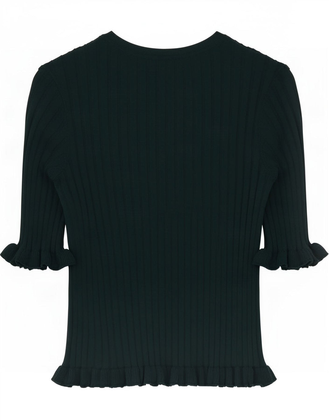 Blusa feminina Zara Top UK 8 pequena viscose verde