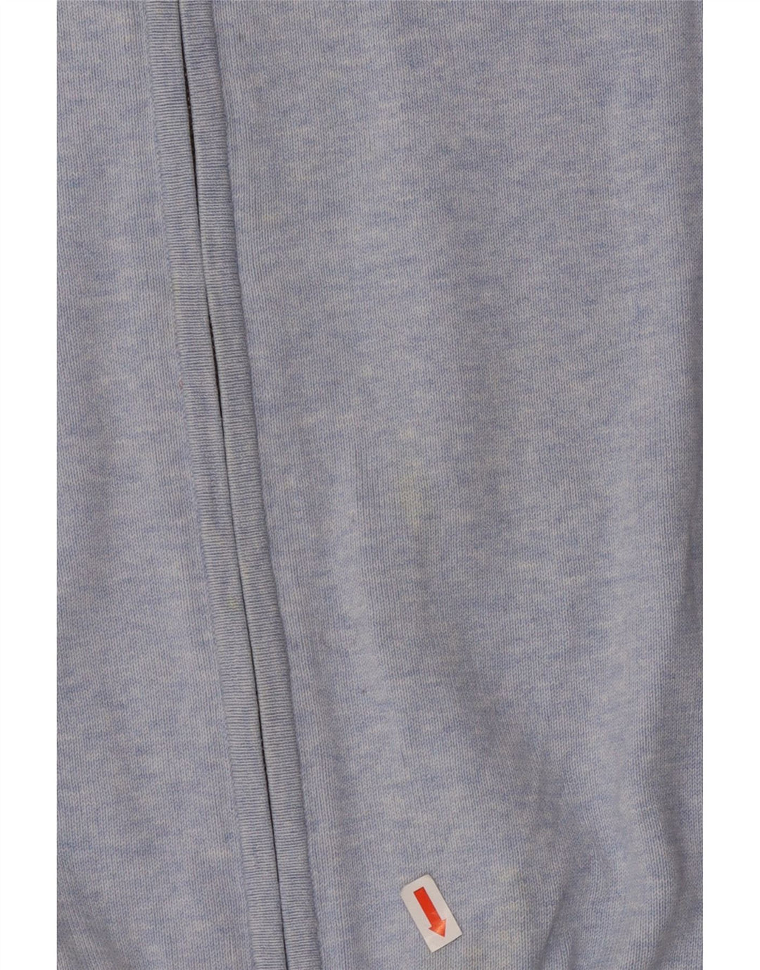 Suéter cardigã feminino LEVI'S Reino Unido 10 algodão azul pequeno