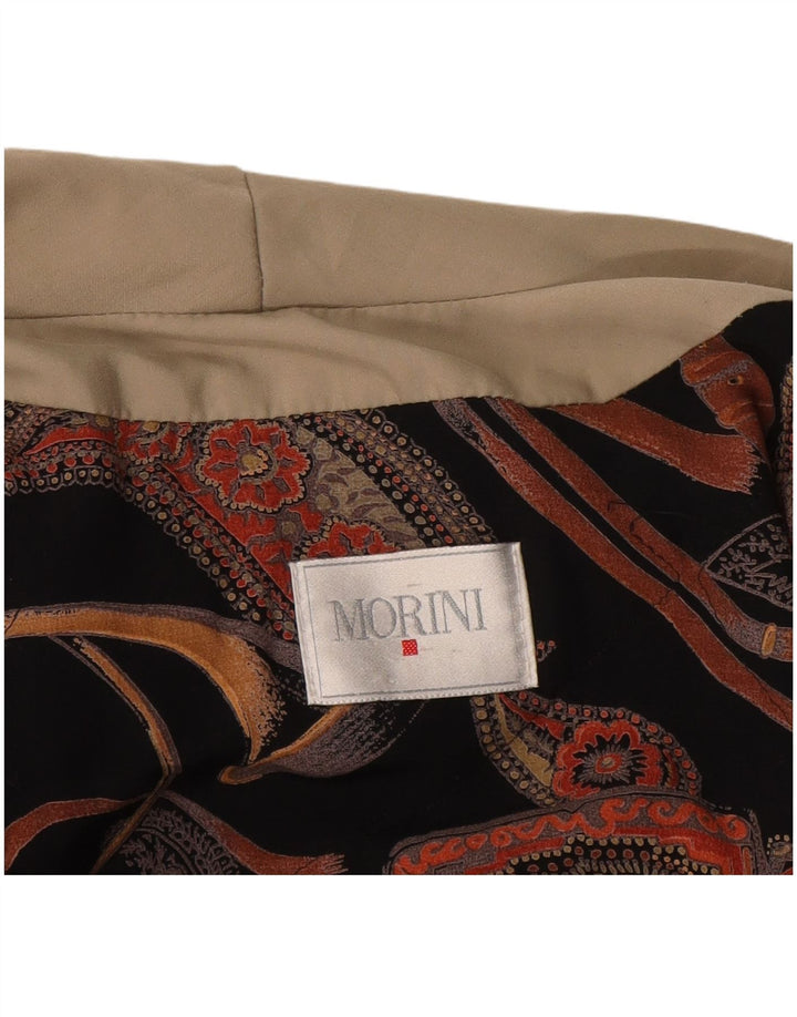Sobretudo feminino vintage UK 16 grande bege