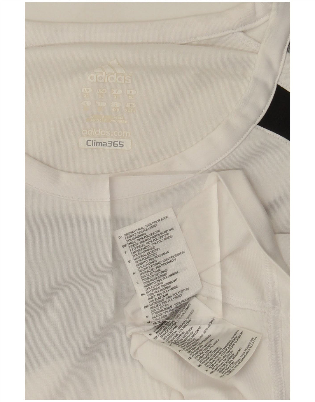 Adidas Mens Clima 365 Vest Top XL Branco Colourblock Poliéster