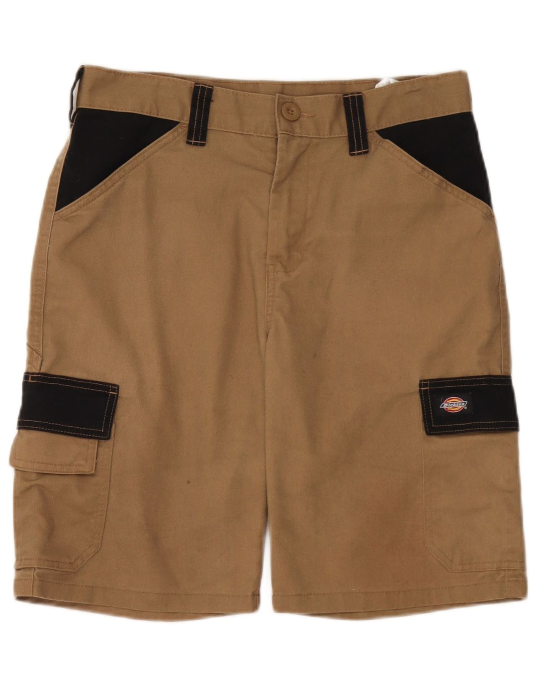 Shorts cargo masculino Dickies W31 poliéster colorblock bege médio
