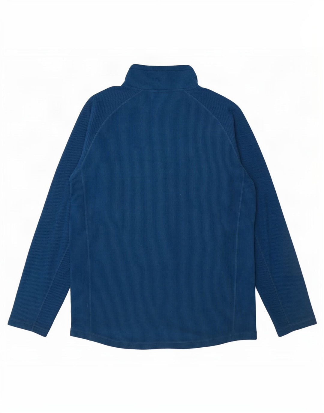 Suéter de lã masculino Lowe Alpine com zíper e gola grande poliéster azul marinho