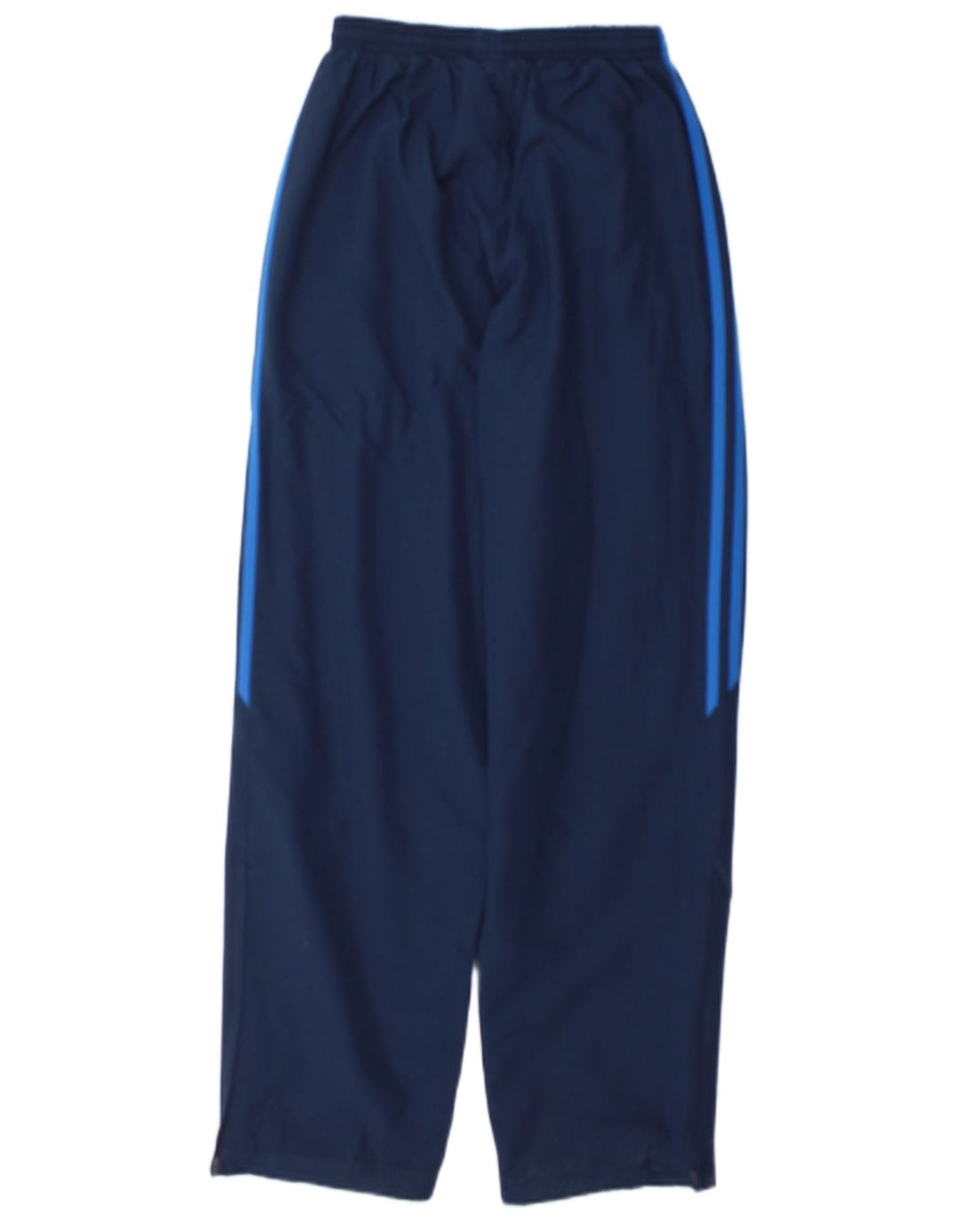 Calças de treino Adidas meninos 13-14 anos azul marinho colorblock poliéster