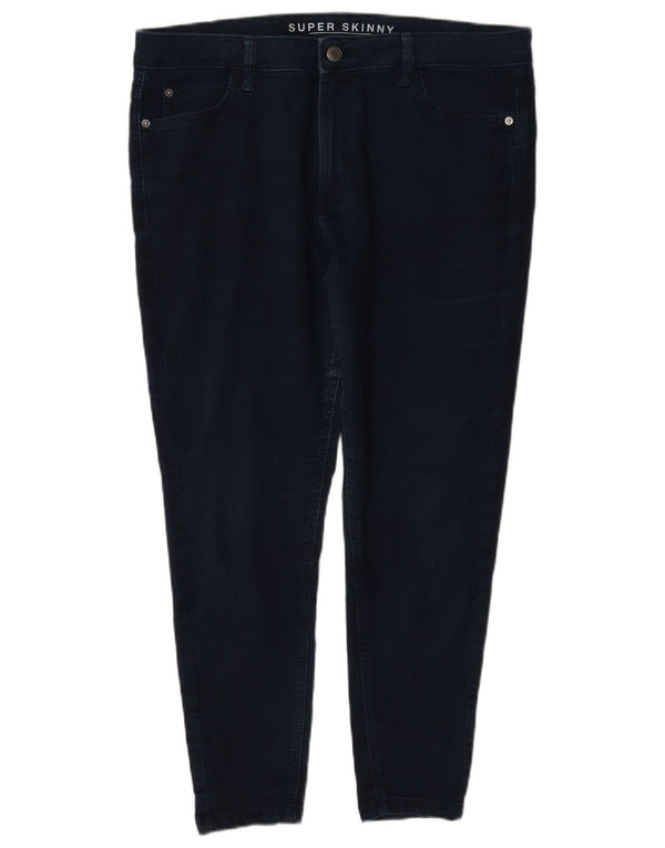 Calça jeans skinny feminina Marks & Spencer Reino Unido 16 grande W34 L25 azul marinho