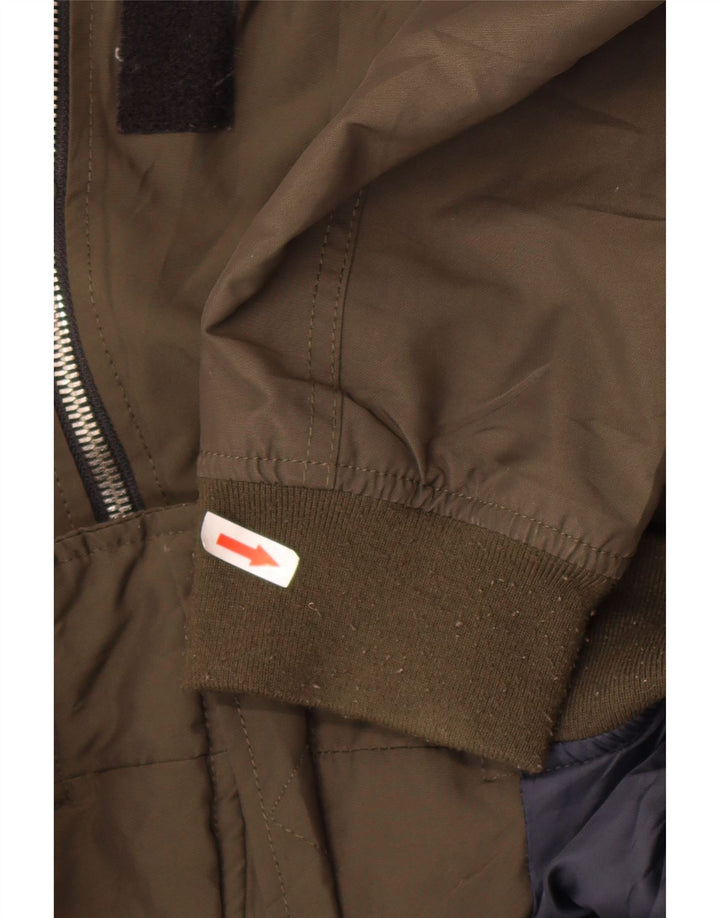Jaqueta bomber masculina Zara UK 40 grande cáqui