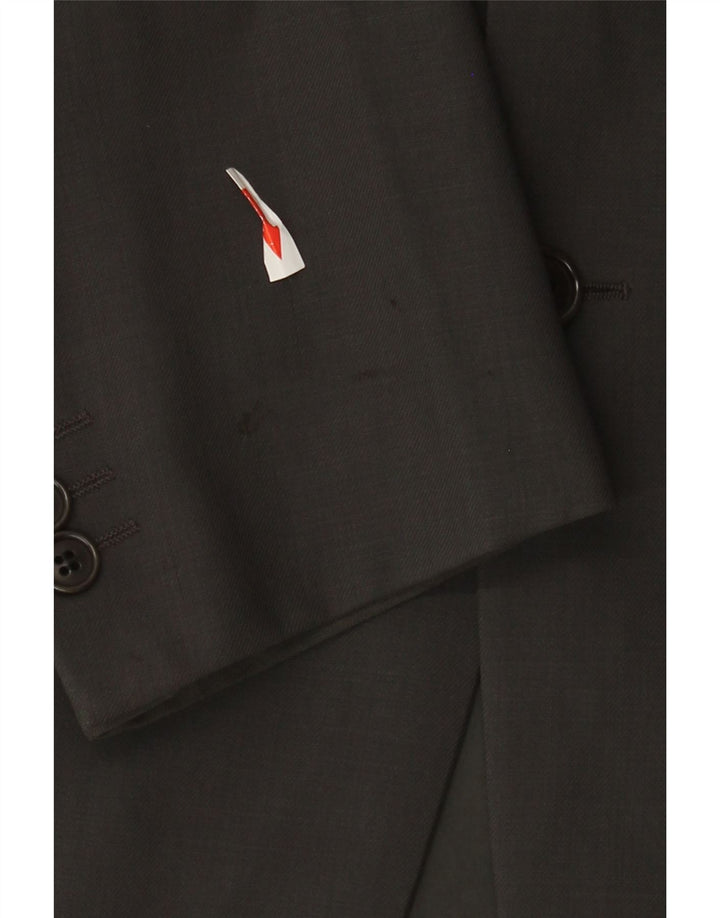 Jaqueta Blazer Masculina Cerruti 1881 com 3 Botões IT 52 XL Preto Cupro