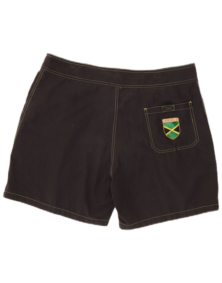 Shorts de natação Puma masculino Jamaica Graphic XL preto poliéster
