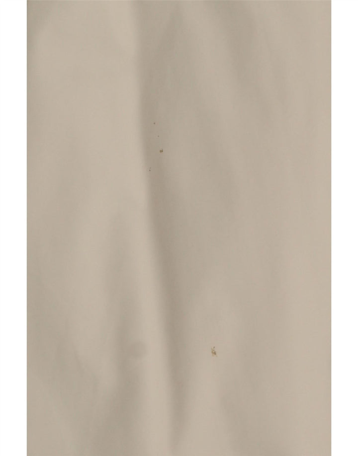 Jaqueta de chuva masculina Murphy & Nye UK 40 grande poliamida branca