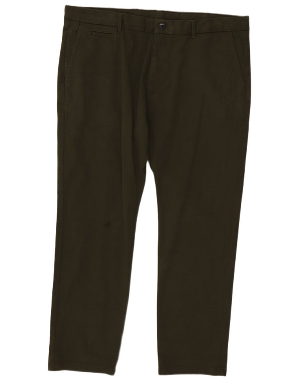 Calça Chino Masculina Slim Marks & Spencer W40 L29 Algodão Cáqui