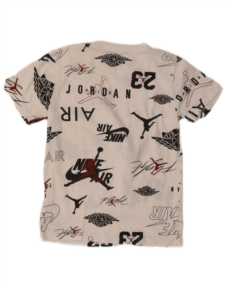 Camiseta Jordan Boys Graphic Top 10-11 Anos Médio Algodão Branco