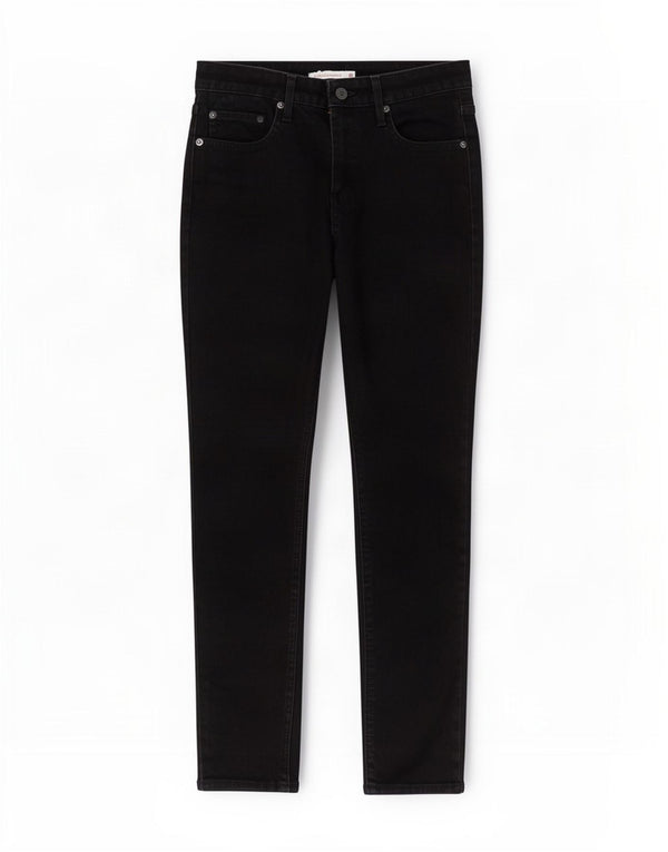 Calça jeans feminina Levi's 721 High Rise Skinny W28 L28 algodão preto