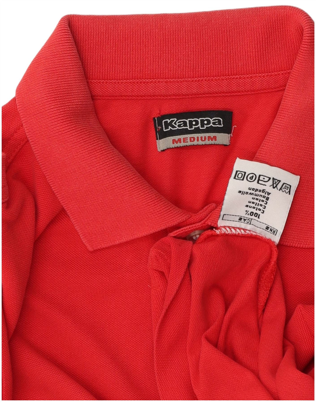 Camisa polo masculina Kappa médio algodão vermelho
