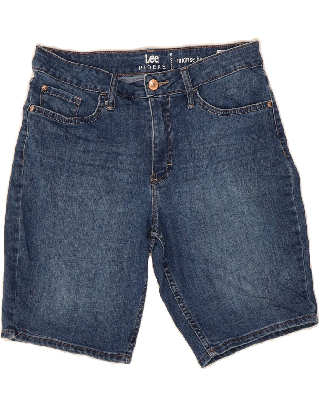 LEE Womens Riders Denim Shorts US 6 Medium W28  Blue Cotton Vintage Lee and Second-Hand Lee from Messina Hembry 