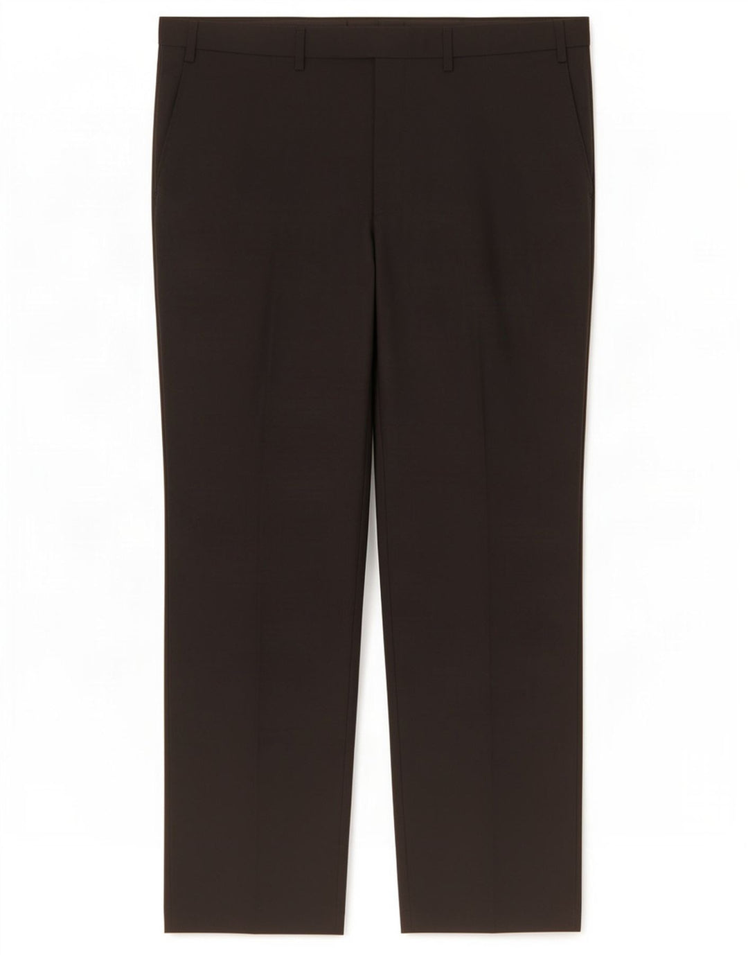 Calça masculina de terno regular Marks & Spencer W40 L31 poliéster preto