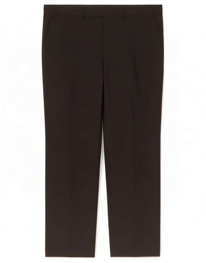 Calça masculina de terno regular Marks & Spencer W40 L31 poliéster preto