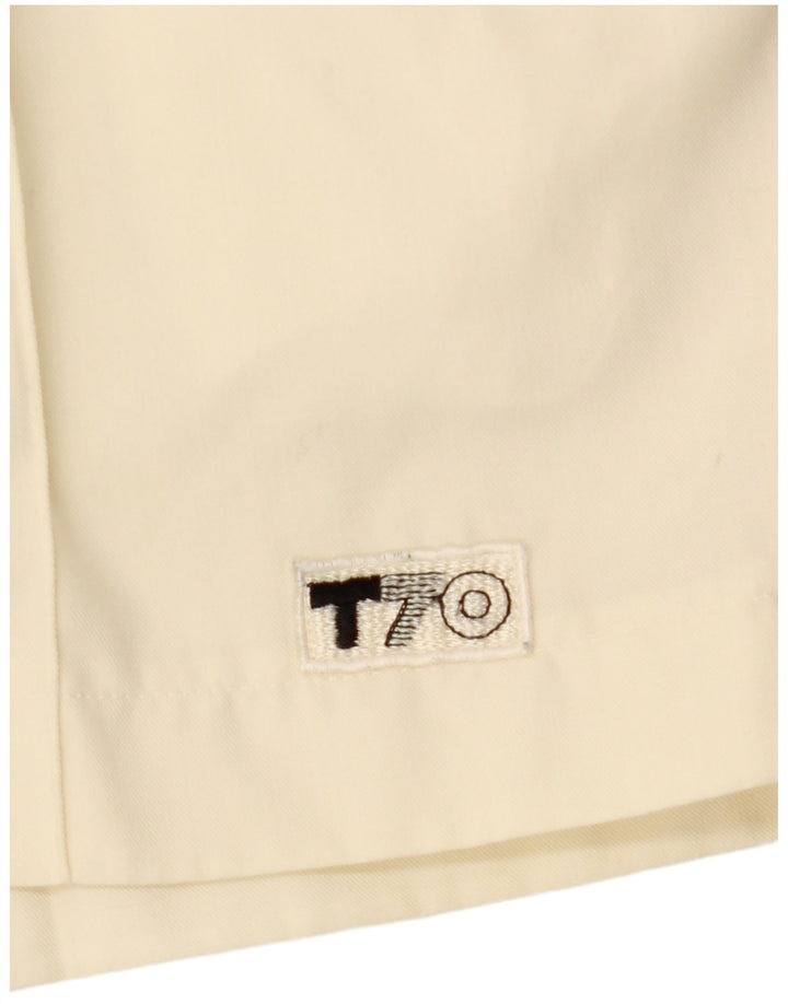 Shorts Chino Feminino VINTAGE W30 Médio Bege