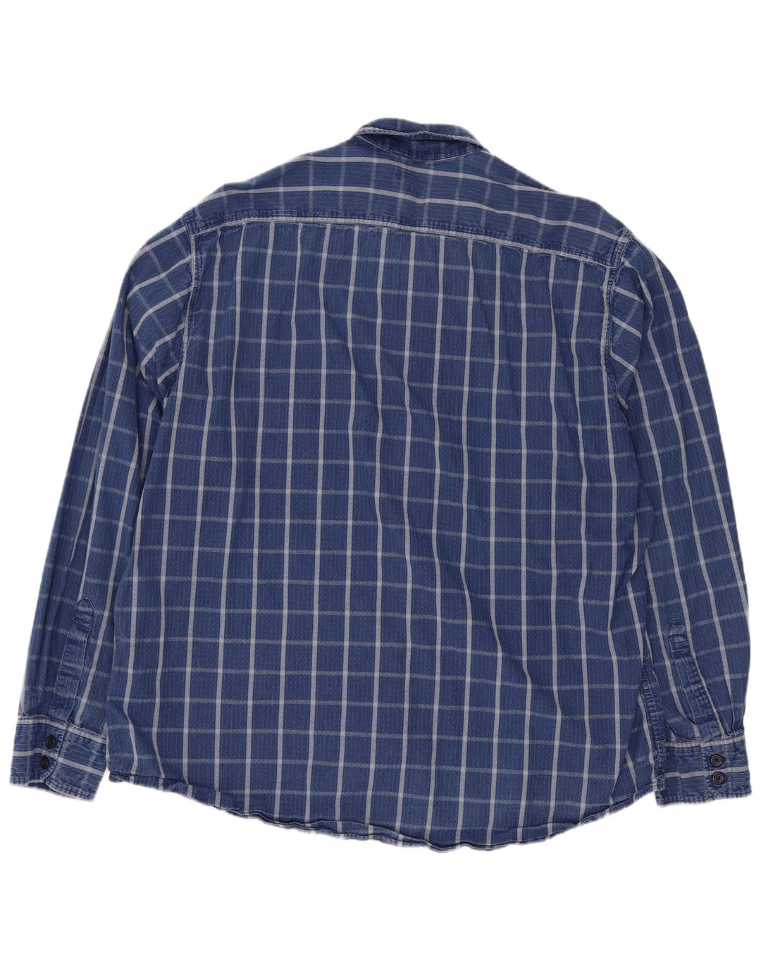 Camisa masculina Levi's XL azul xadrez algodão