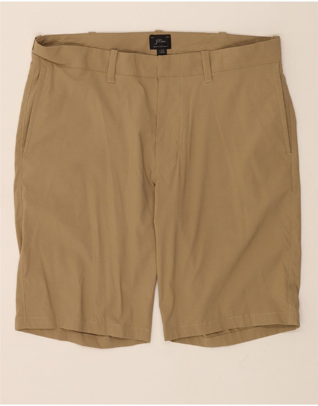 J. CREW Mens Chino Shorts W32 Medium Beige Nylon Vintage J. Crew and Second-Hand J. Crew from Messina Hembry 