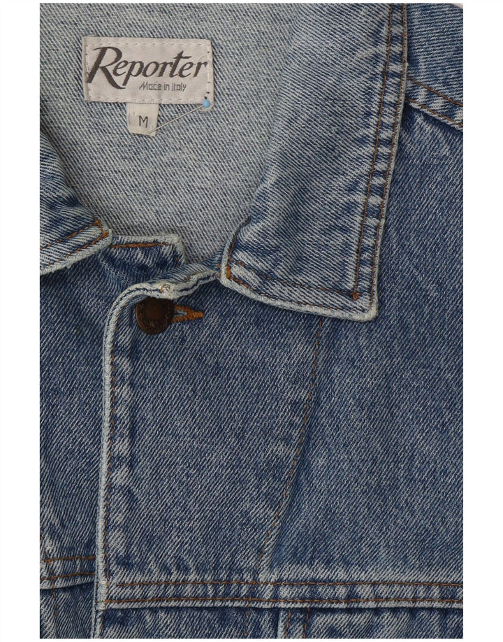 Jaqueta jeans masculina REPORTER UK 38 azul médio