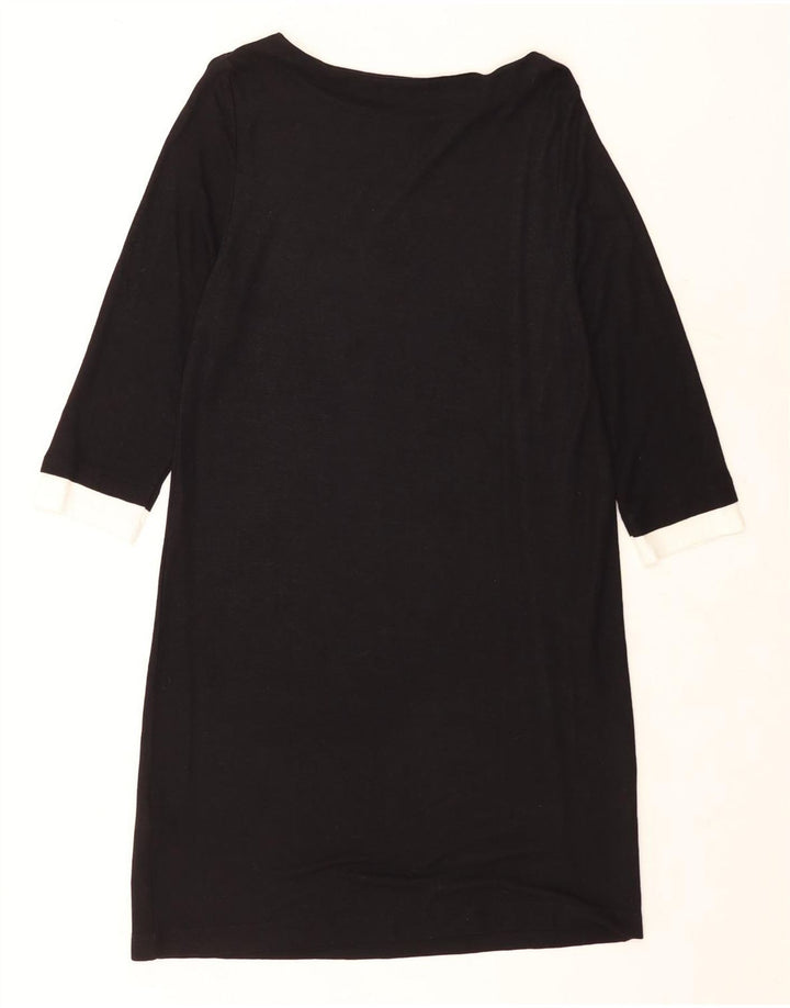 Vestido bainha feminino French Connection UK 14 grande bloco colorido preto
