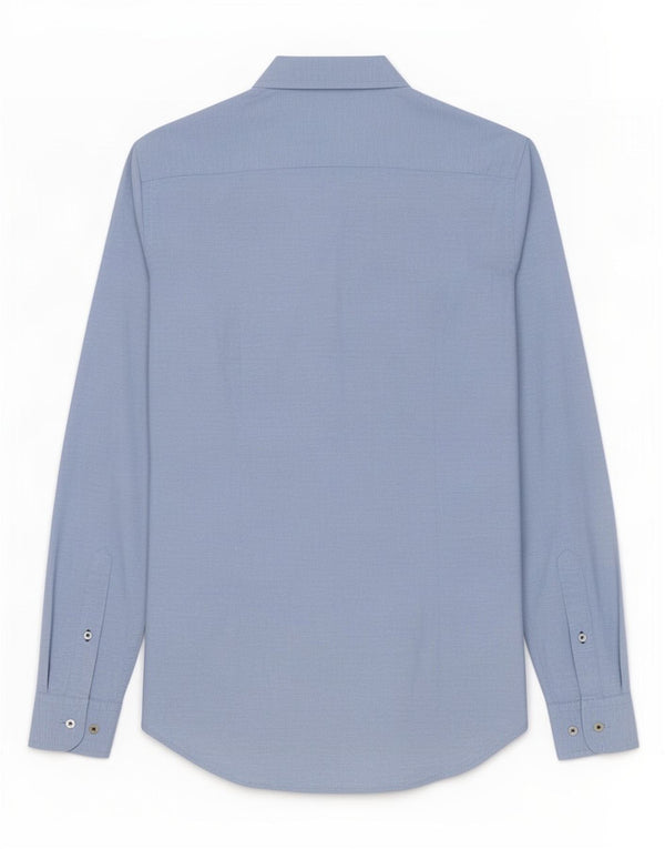 Tommy Hilfiger Mens Stretch Slim Fit Camisa XS Azul